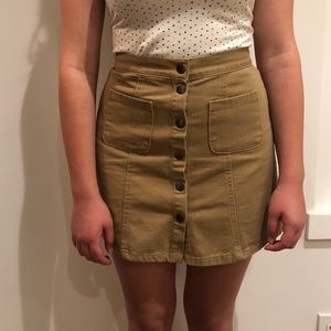 Urban Outfitters BDG Skirt (Beige) 🌿 Size Small